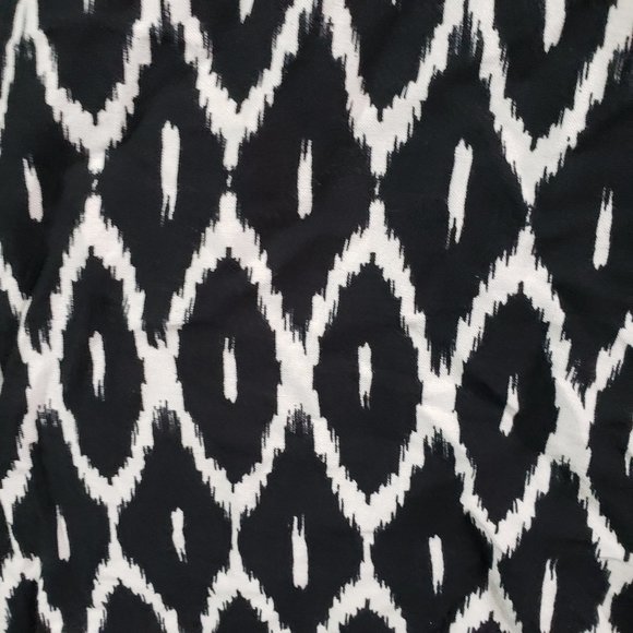 George black and white geometric Womens Summer Dress, sz XS - Picture 7 of 9